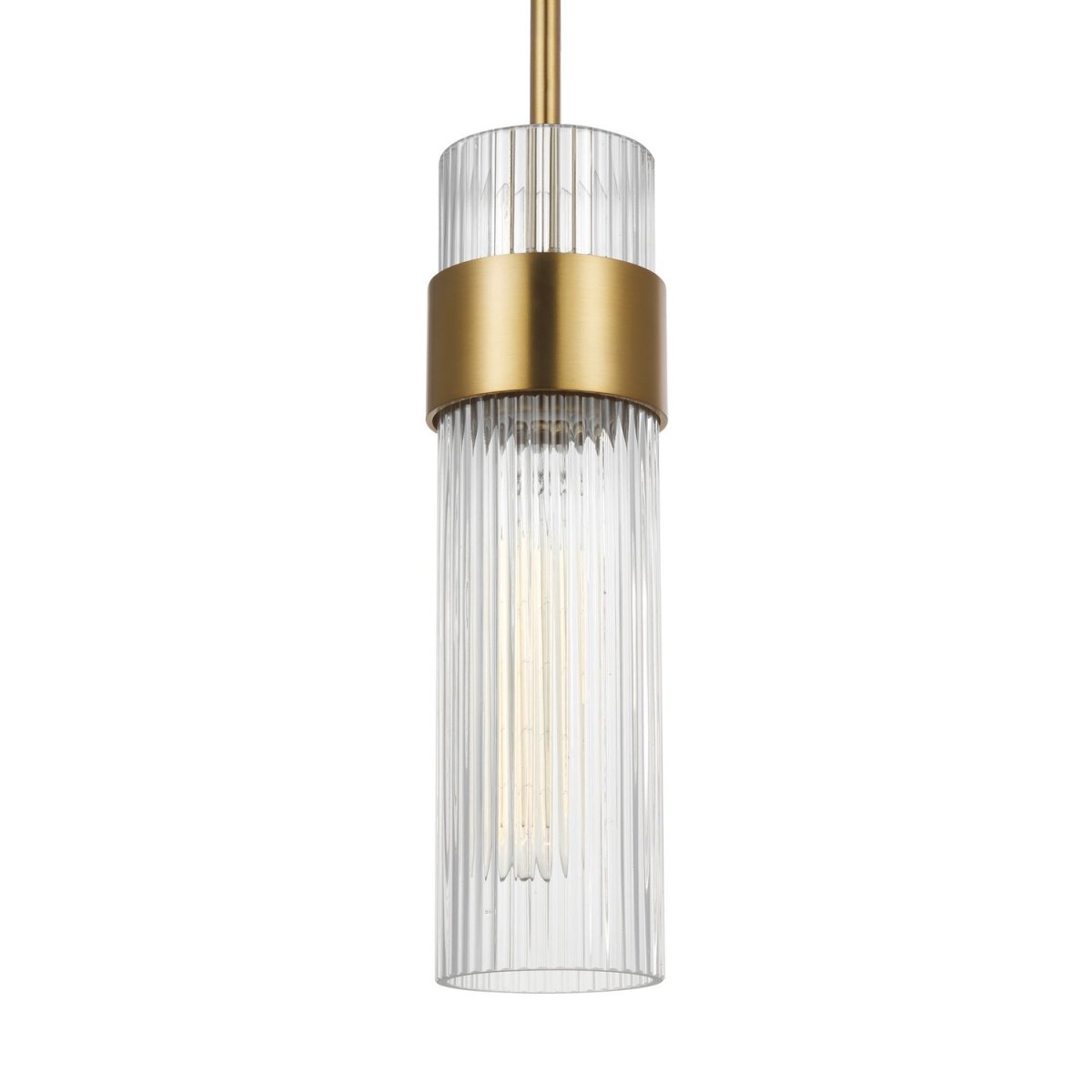 Mini-suspension Geneva - Polished Nickel 7 by Visual Comfort Studio | Luminaires & cie