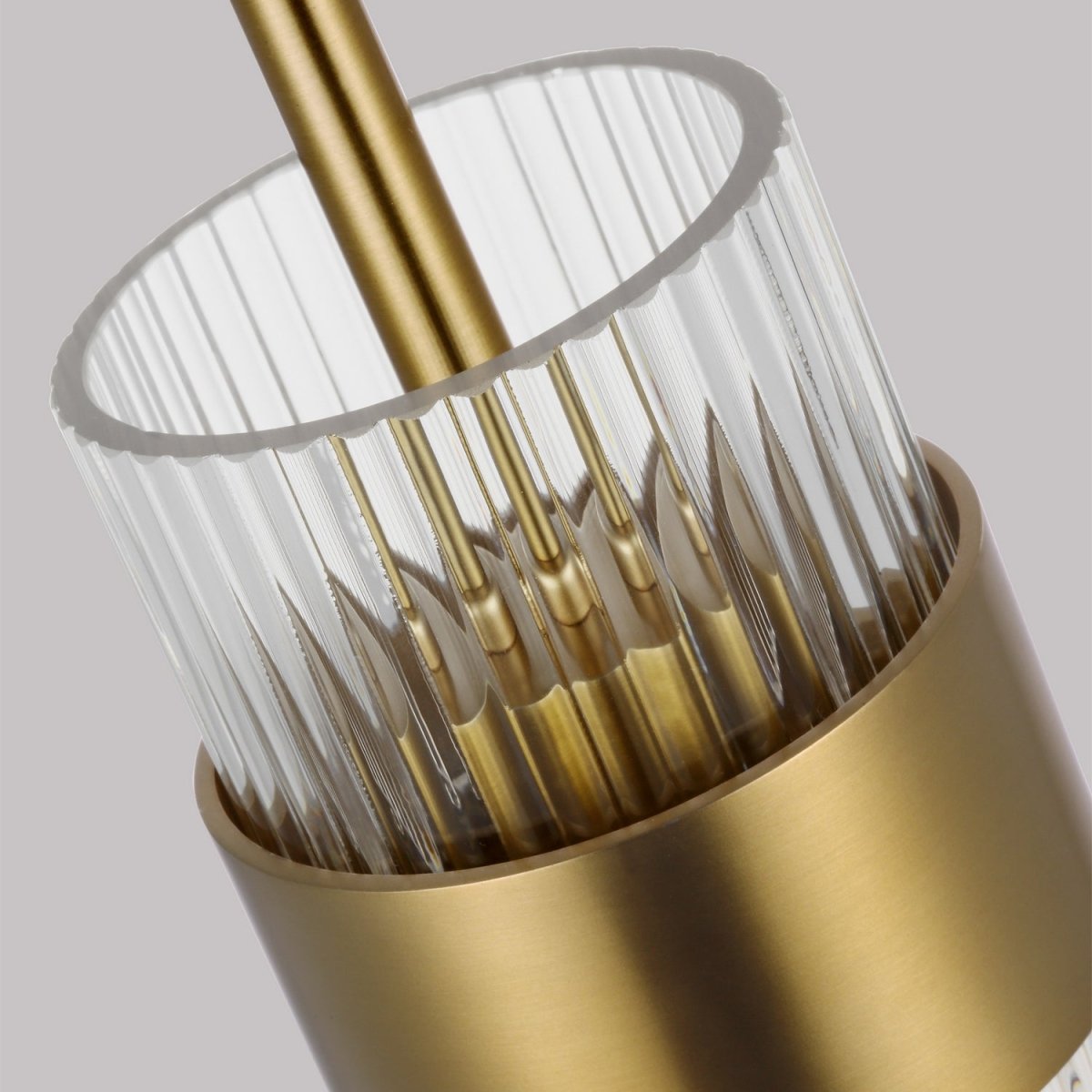 Mini-suspension Geneva - Polished Nickel 7 by Visual Comfort Studio | Luminaires & cie