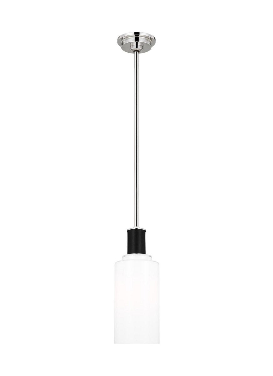 Mini-suspension Hadley - Nickel poli by Visual Comfort Studio | Luminaires & cie