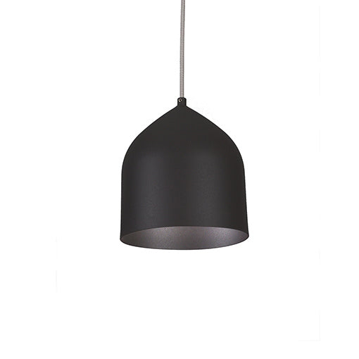 Mini-suspension Helena Noir, Diffuseur blanc acrylique – Kuzco Lighting