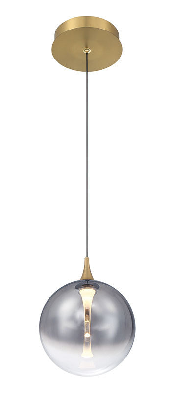 Mini-suspension Iissa Or, Verre fumé – vue 3