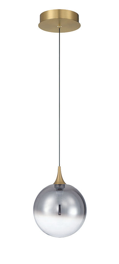 Mini-suspension Iissa Or, Verre fumé – vue 4