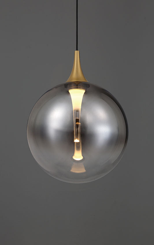 Mini-suspension Iissa Or, Verre fumé – vue 6