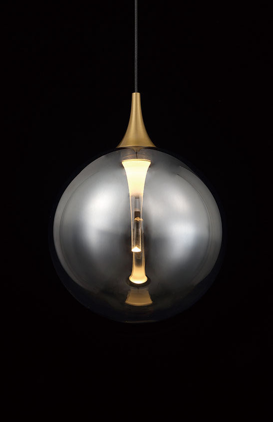 Mini-suspension Iissa Or, Verre fumé – vue 7