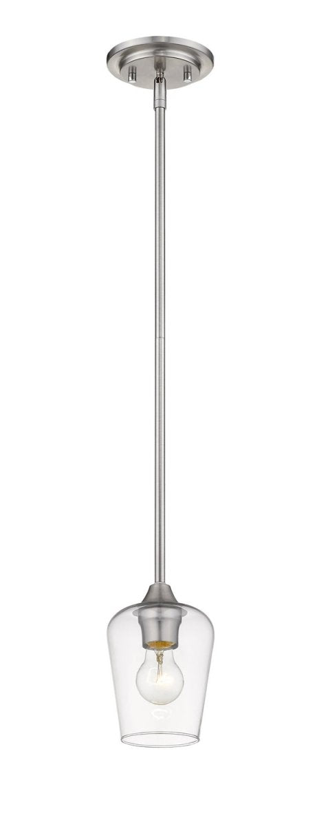 Mini-suspension Joliet - Laiton bruni 9" by Z-Lite | Luminaires & cie
