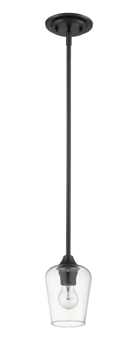 Mini-suspension Joliet - Laiton bruni 9" by Z-Lite | Luminaires & cie