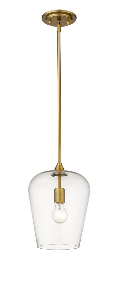 Mini-suspension Joliet - Laiton ancien 9" by Z-Lite | Luminaires & cie