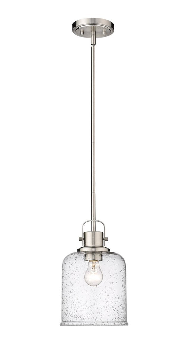 Mini-suspension Kinsley - Nickel brossé by Z-Lite | Luminaires & cie
