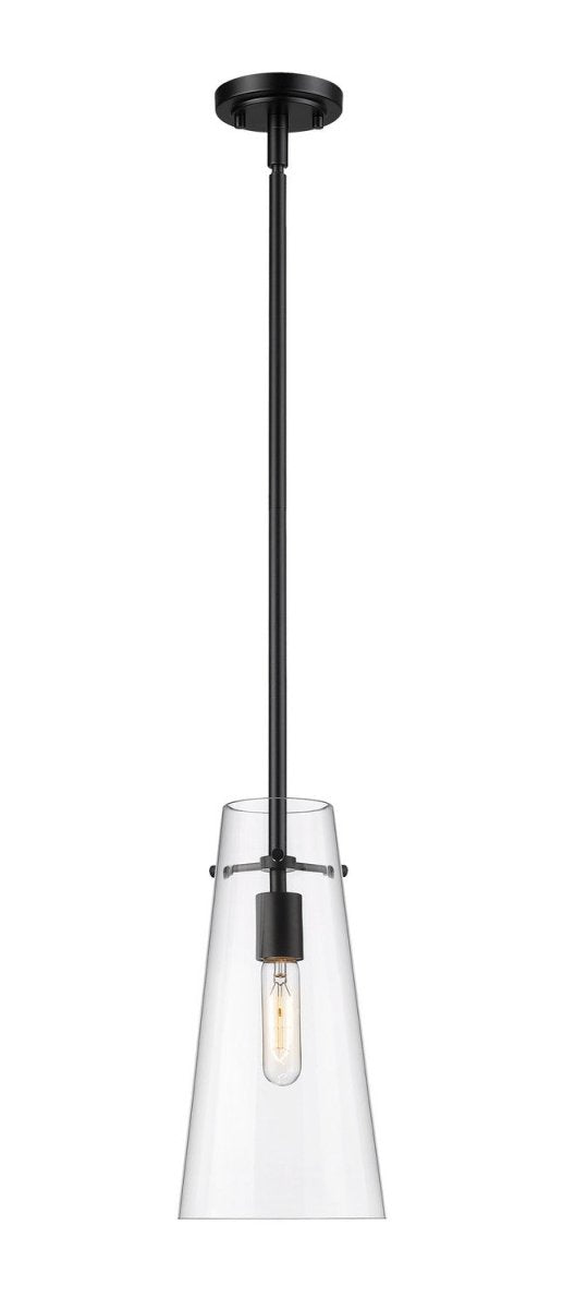 Mini-suspension Kira - Tige Noir mat 13" by Z-Lite | Luminaires & cie