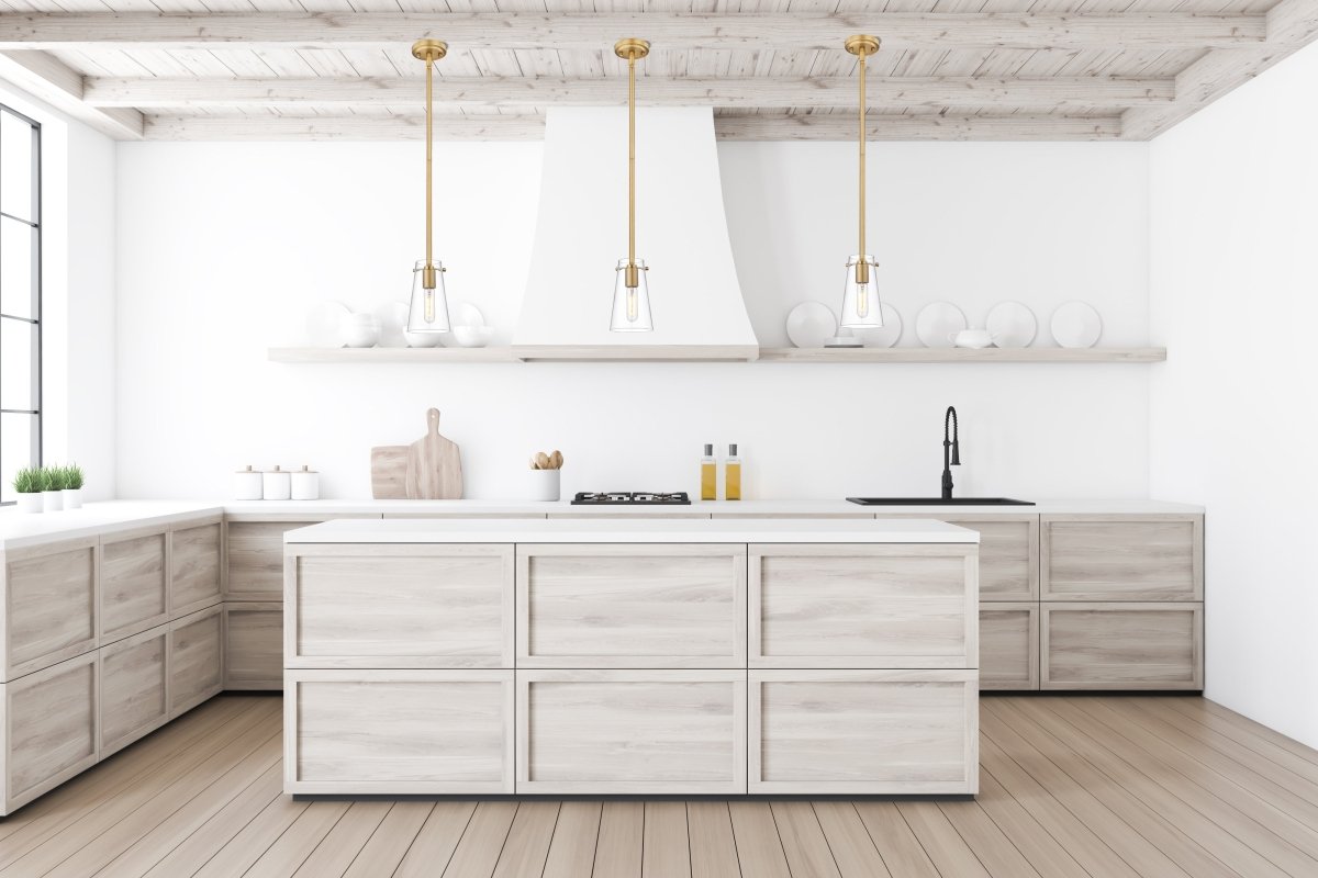 Mini-suspension Kira - Tige Or moderne 13" by Z-Lite | Luminaires & cie