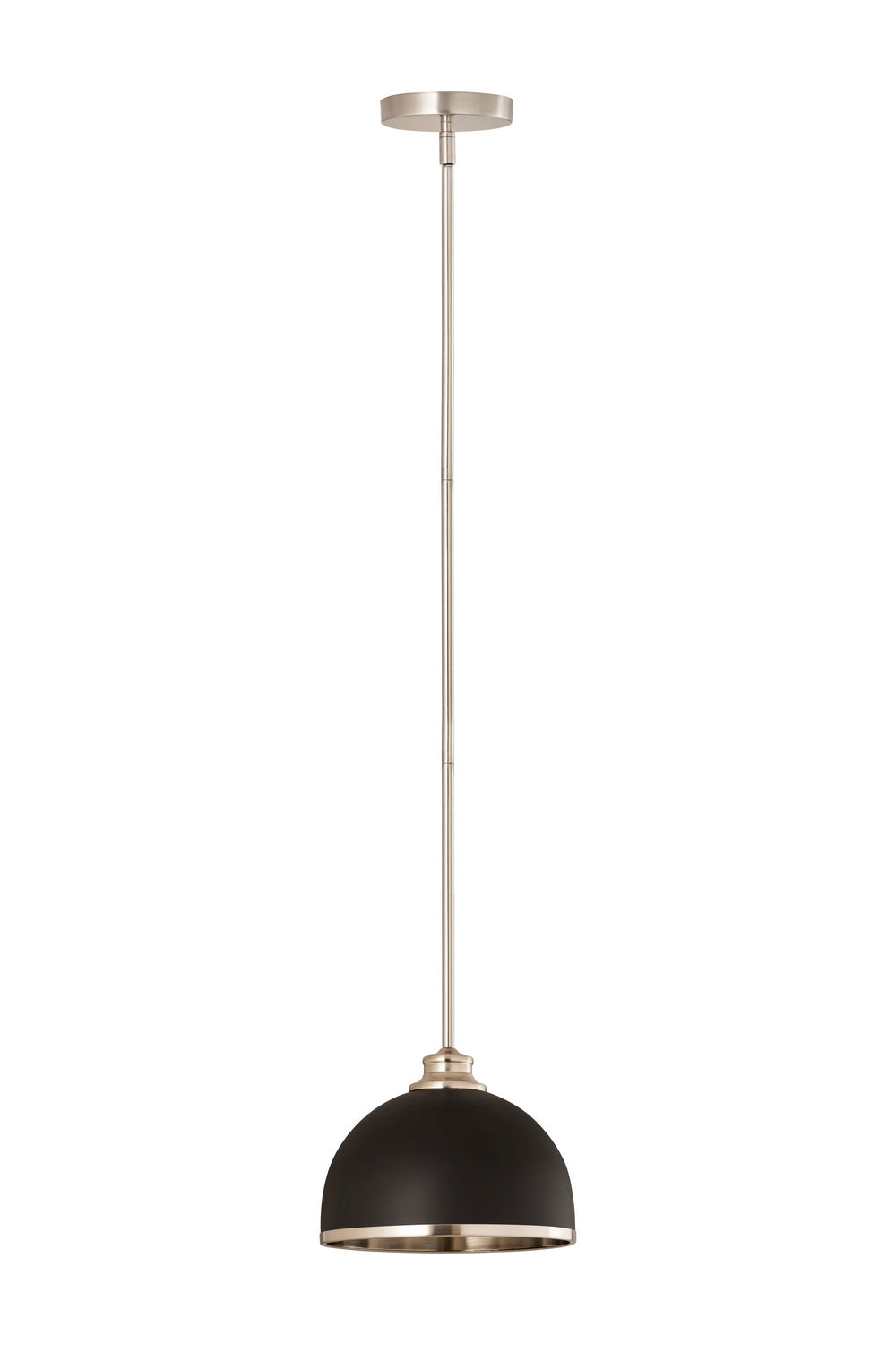 Mini-suspension Landry Noir mat + Nickel brossé – vue 6