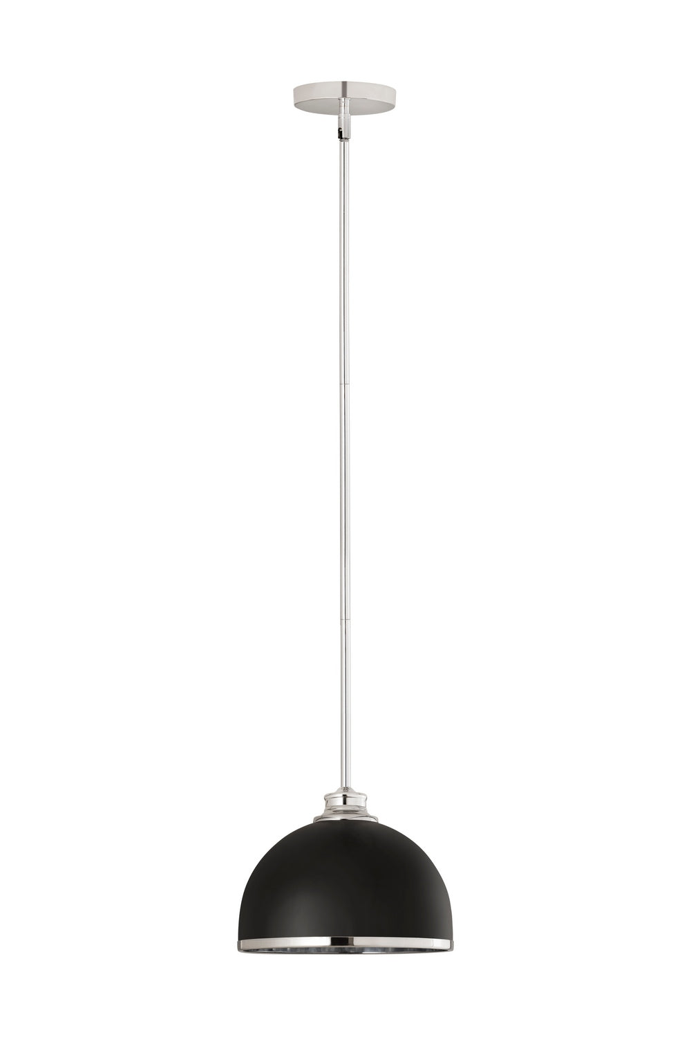 Mini-suspension Landry Noir mat + Chrome – vue 7
