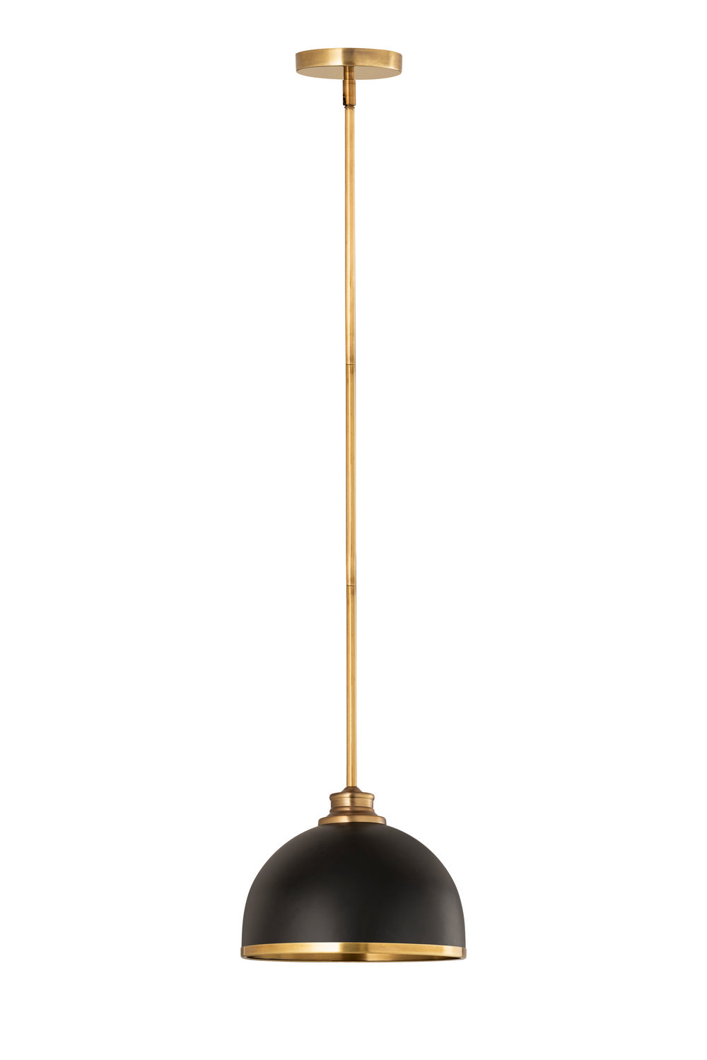 Mini-suspension Landry Noir mat + Laiton bruni – vue 4