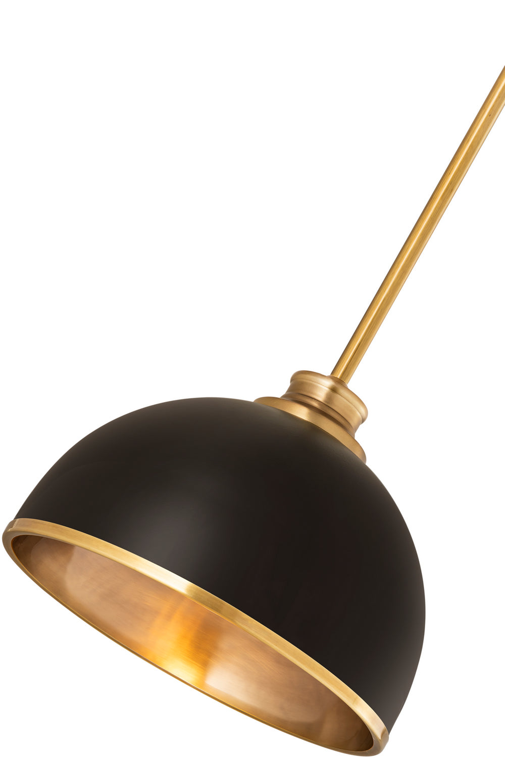 Mini-suspension Landry Noir mat + Laiton bruni – vue 5