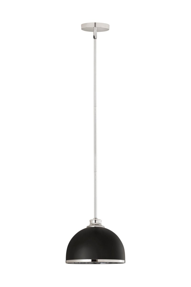Mini-suspension Landry - Blanc mat + Laiton bruni by Z-Lite | Luminaires & cie