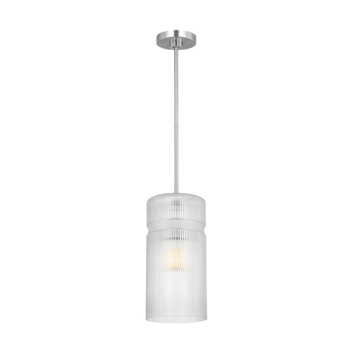 Mini-suspension Liouet - Nickel brossé by Visual Comfort Studio | Luminaires & cie