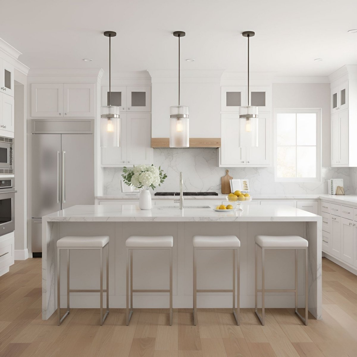 Mini-suspension Liouet - Laiton satiné by Visual Comfort Studio | Luminaires & cie