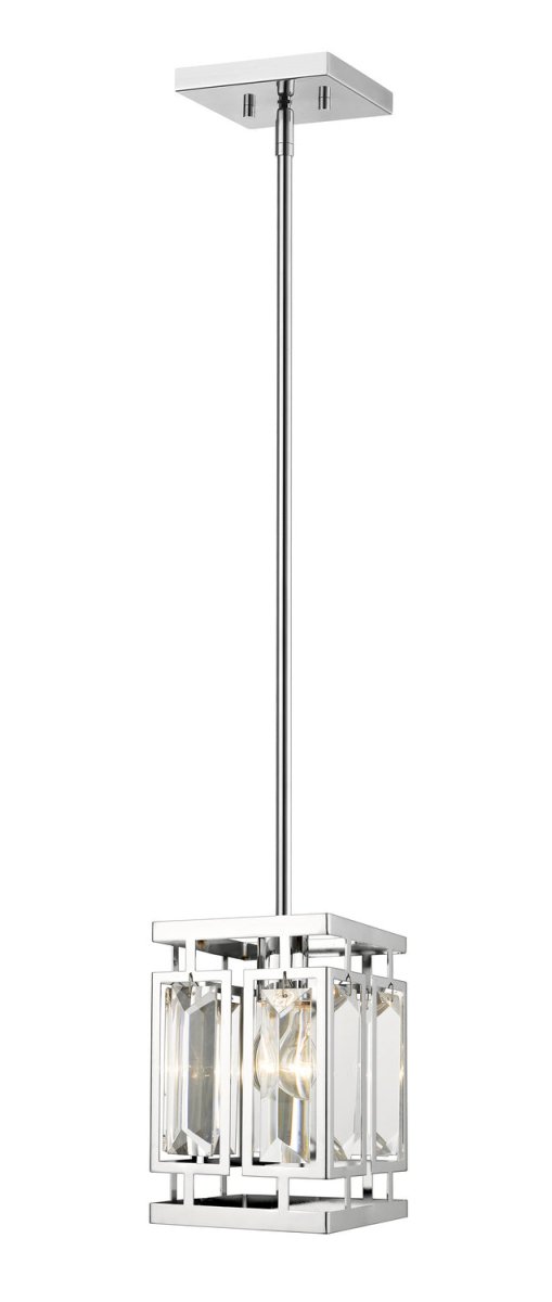 Mini-suspension Mersesse - Chrome 6 1/2" by Z-Lite | Luminaires & cie