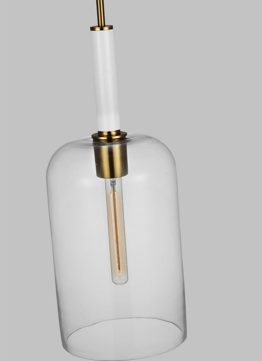 Mini-suspension Monroe - Nickel poli 10 3/8" by Visual Comfort Studio | Luminaires & cie