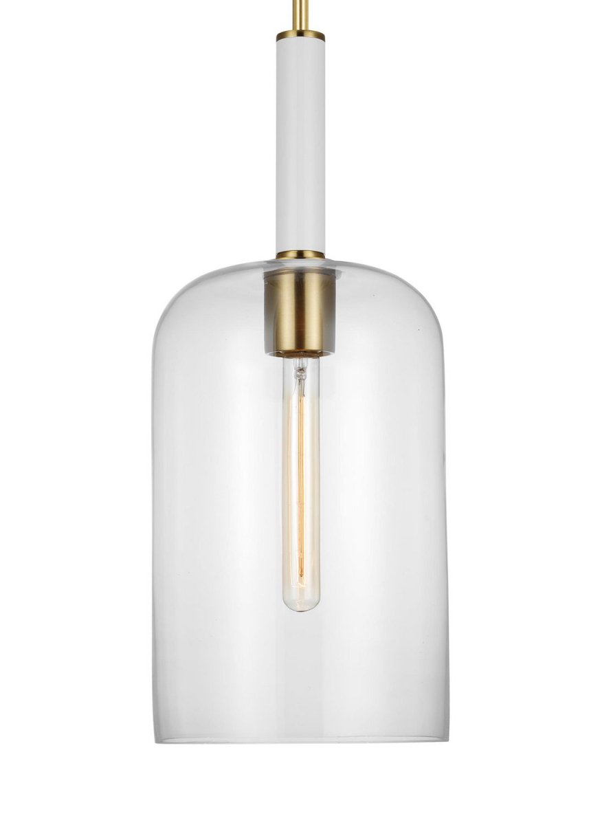 Mini-suspension Monroe - Nickel poli 10 3/8" by Visual Comfort Studio | Luminaires & cie