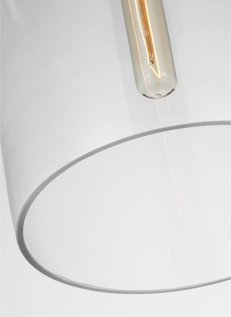 Mini-suspension Monroe - Nickel poli 10 3/8" by Visual Comfort Studio | Luminaires & cie