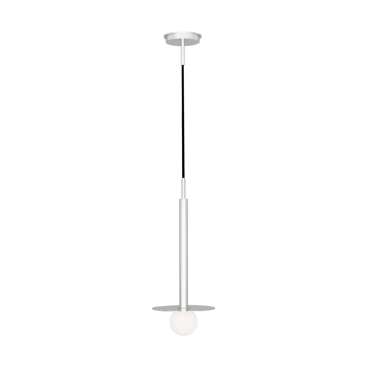 Mini-suspension Nodes - Nickel poli 20" by Visual Comfort Studio | Luminaires & cie