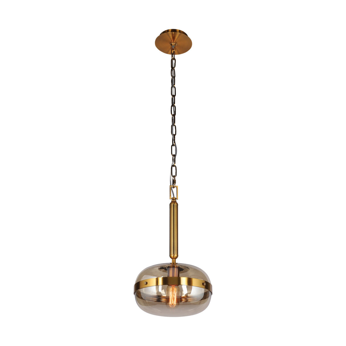 Mini-suspension Nottingham Laiton antique – Eurofase