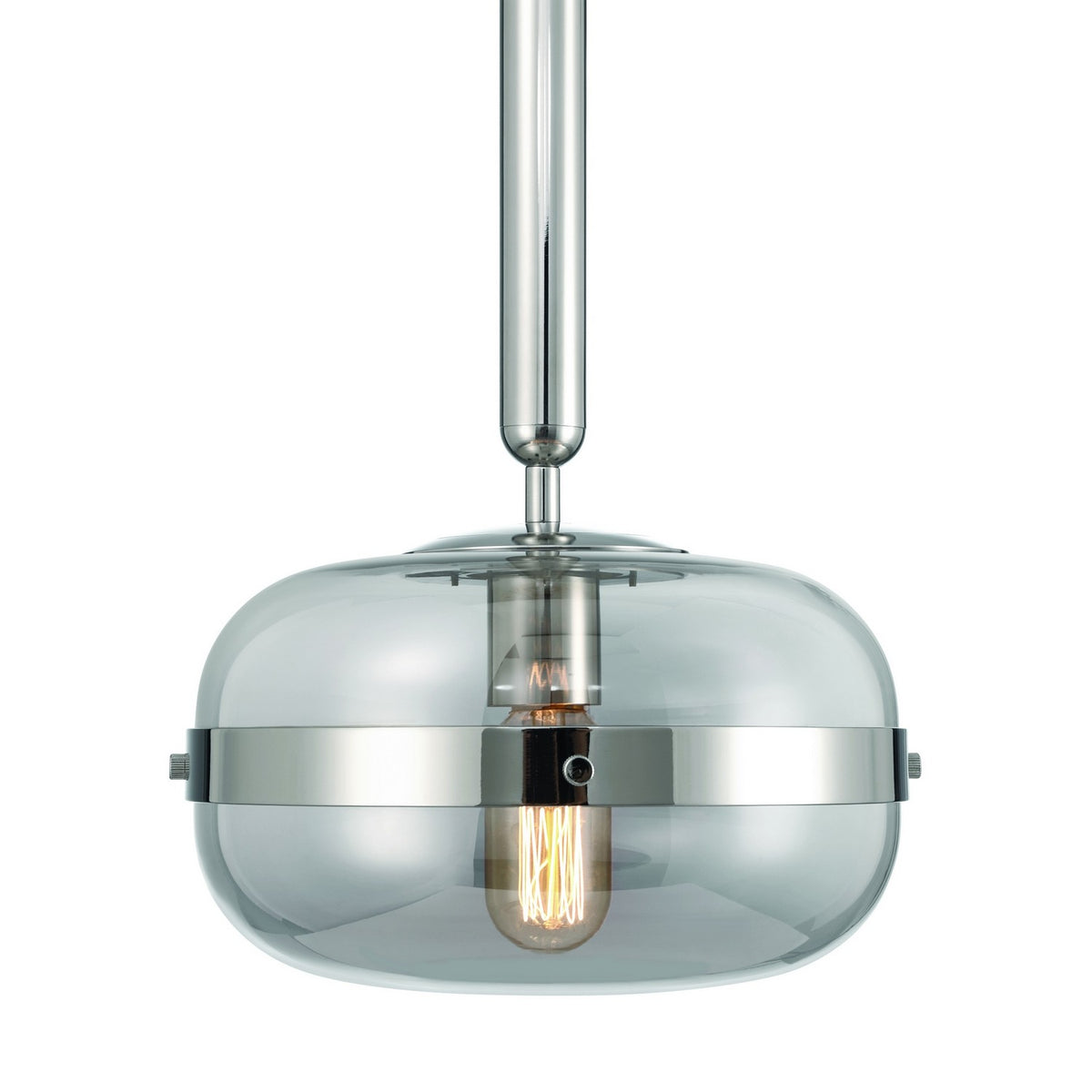 Mini-suspension Nottingham Nickel poli – vue 3