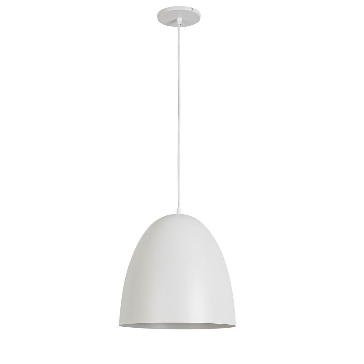 Mini-suspension Ofelia 11 3/4", Blanc mat – Dainolite