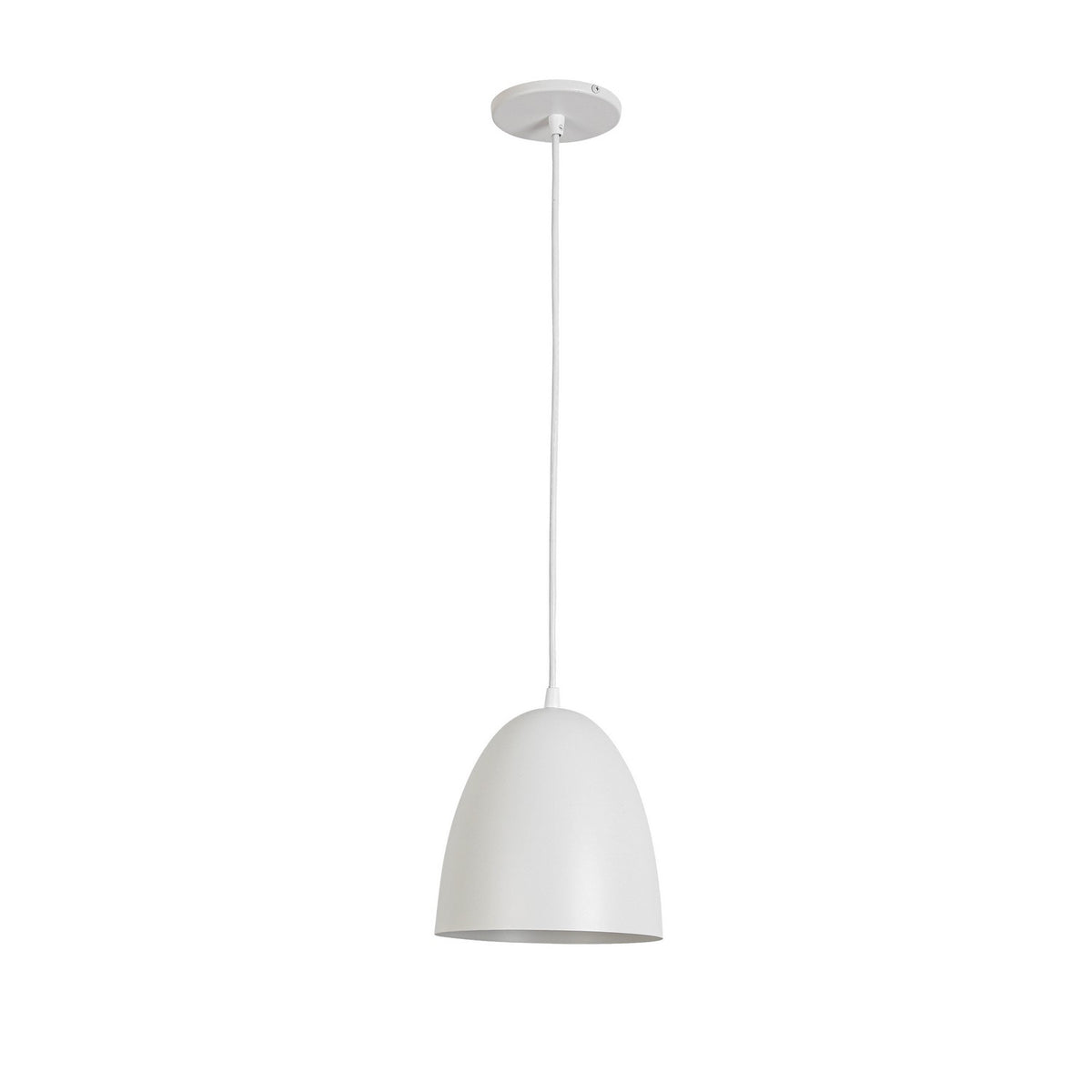 Mini-suspension Ofelia 8", Blanc mat – Dainolite