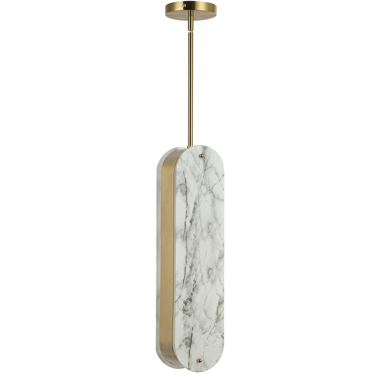Mini-suspension Pascal Opale / Laiton vieilli – Dainolite