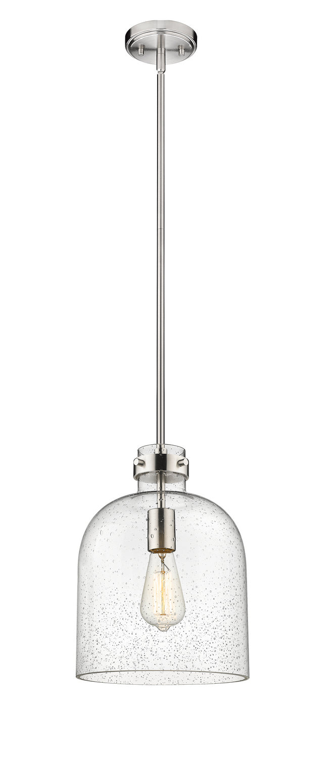 Mini-suspension Pearson Nickel brossé, Grené transparent – Z-Lite