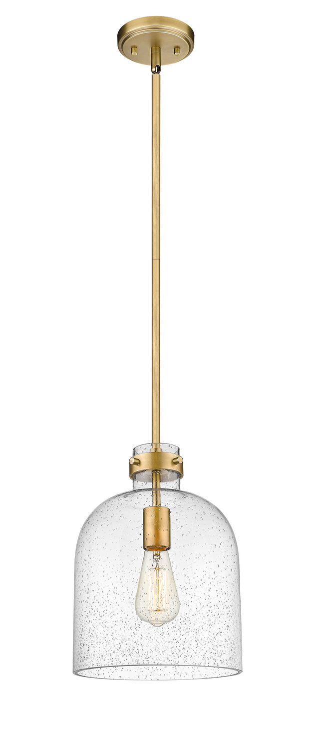 Mini-suspension Pearson Laiton frotté, Grené transparent – Z-Lite