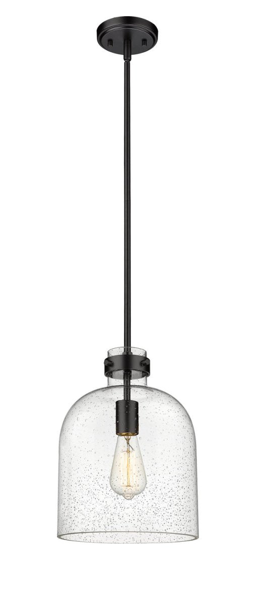 Mini-suspension Pearson - Noir mat Grené transparent by Z-Lite | Luminaires & cie