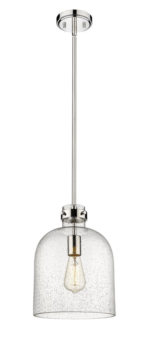 Mini-suspension Pearson - Nickel poli Grené transparent by Z-Lite | Luminaires & cie