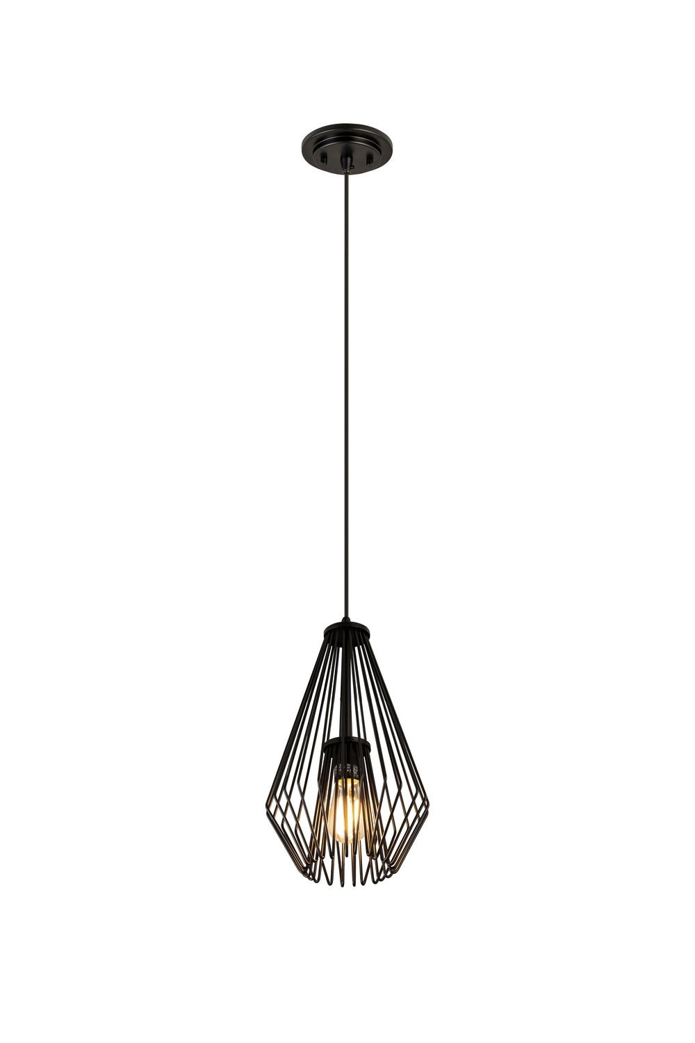 Mini-suspension Quintus Noir mat – vue 6
