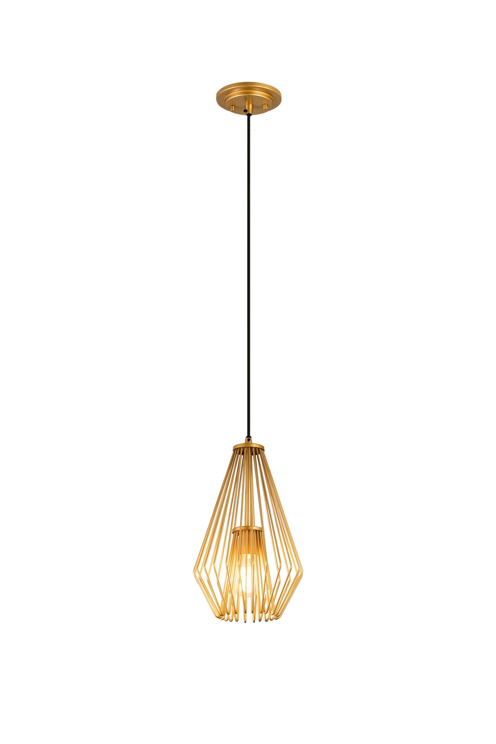 Mini-suspension Quintus Or métallisé – vue 4
