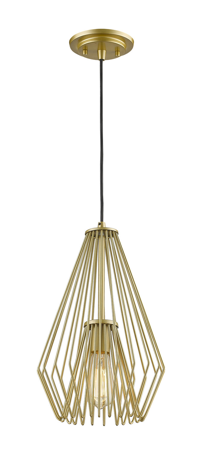 Mini-suspension Quintus Or métallisé – Z-Lite