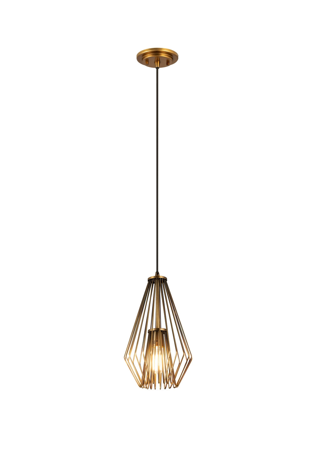 Mini-suspension Quintus Laiton frotté – vue 4