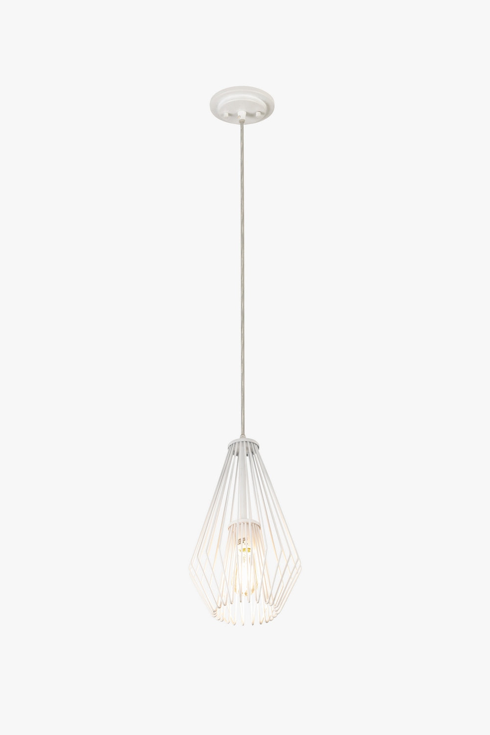 Mini-suspension Quintus Blanc brillant – vue 5