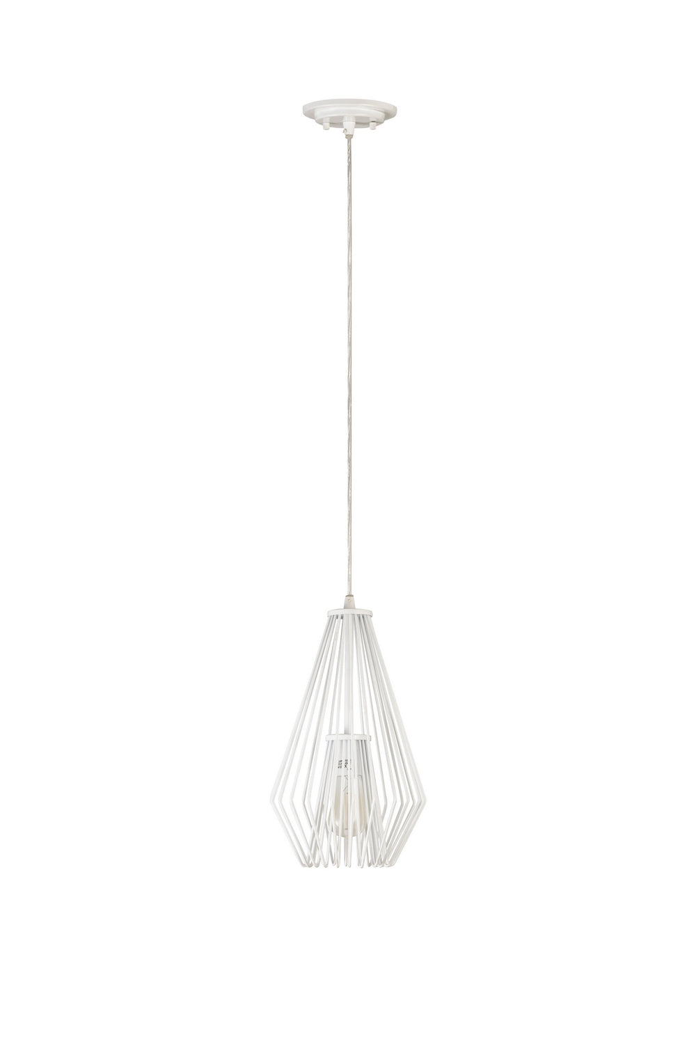 Mini-suspension Quintus Blanc brillant – vue 7