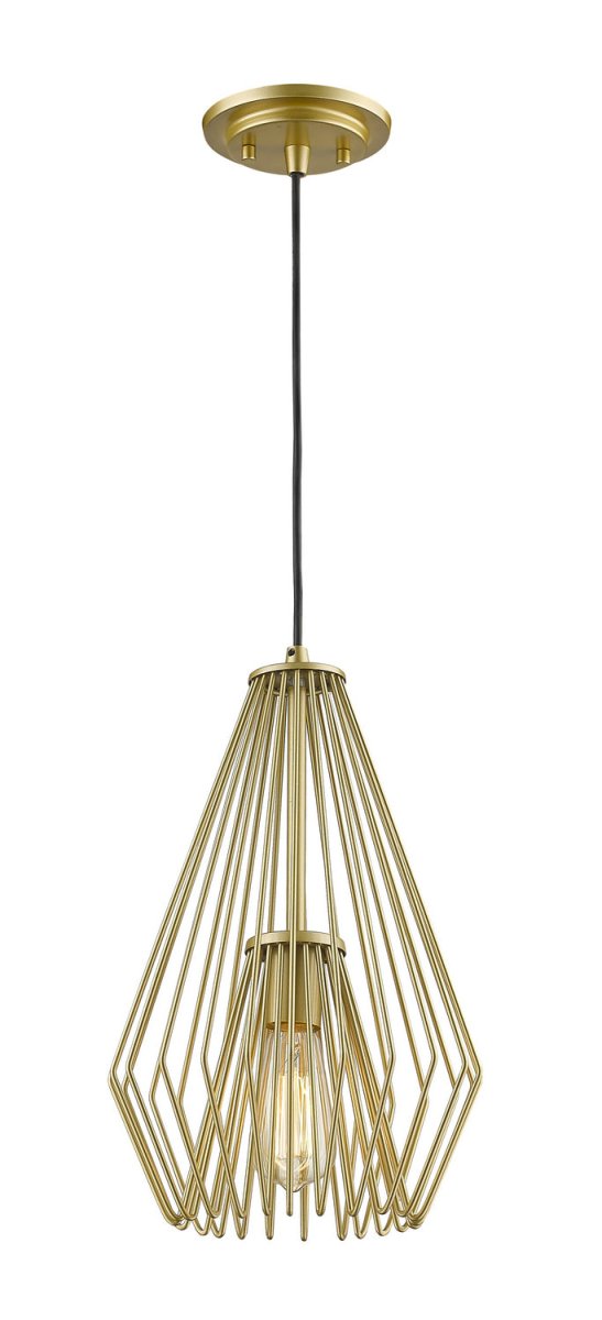 Mini-suspension Quintus - Or métallisé by Z-Lite | Luminaires & cie
