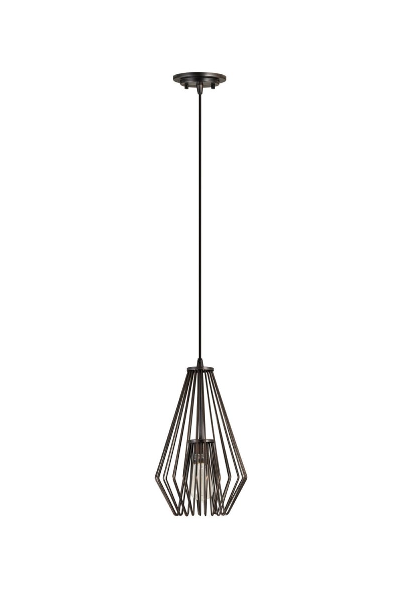 Mini-suspension Quintus - Blanc brillant by Z-Lite | Luminaires & cie
