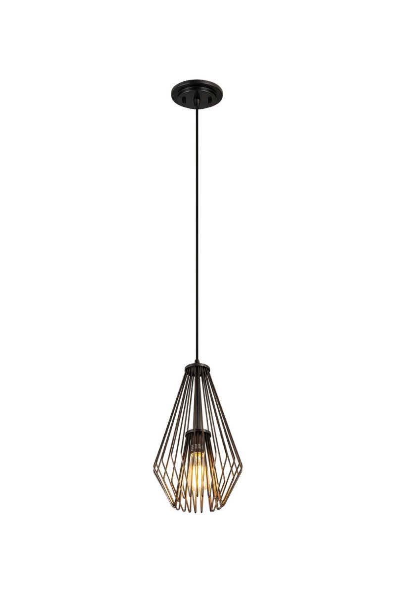 Mini-suspension Quintus - Blanc brillant by Z-Lite | Luminaires & cie