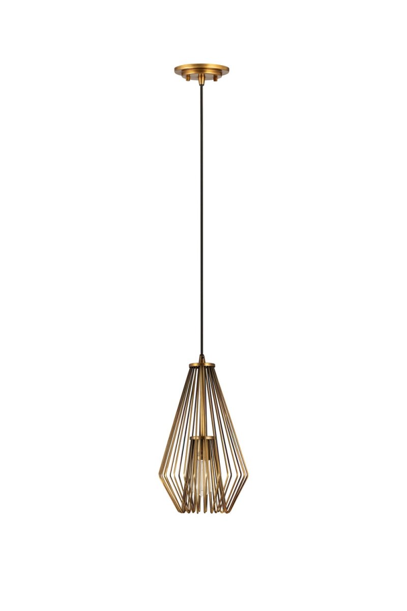 Mini-suspension Quintus - Blanc brillant by Z-Lite | Luminaires & cie