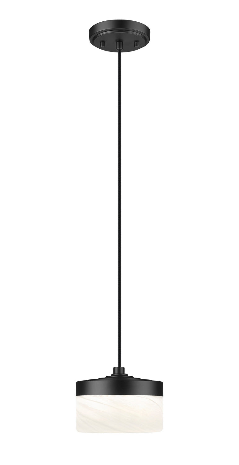 Mini-suspension Renaud Noir mat, 6 3/4" – Z-Lite