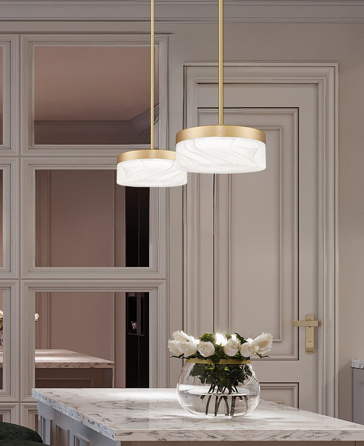 Mini-suspension Renaud Or moderne, 9 1/4" – vue 8