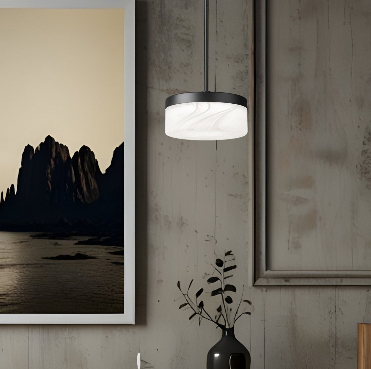 Mini-suspension Renaud - Or moderne 9 1/4" by Z-Lite | Luminaires & cie