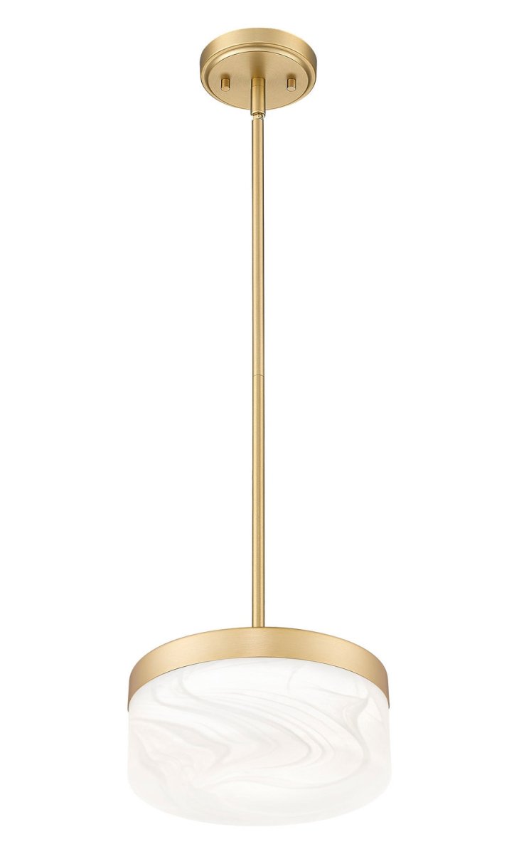 Mini-suspension Renaud - Or moderne 9 1/4" by Z-Lite | Luminaires & cie