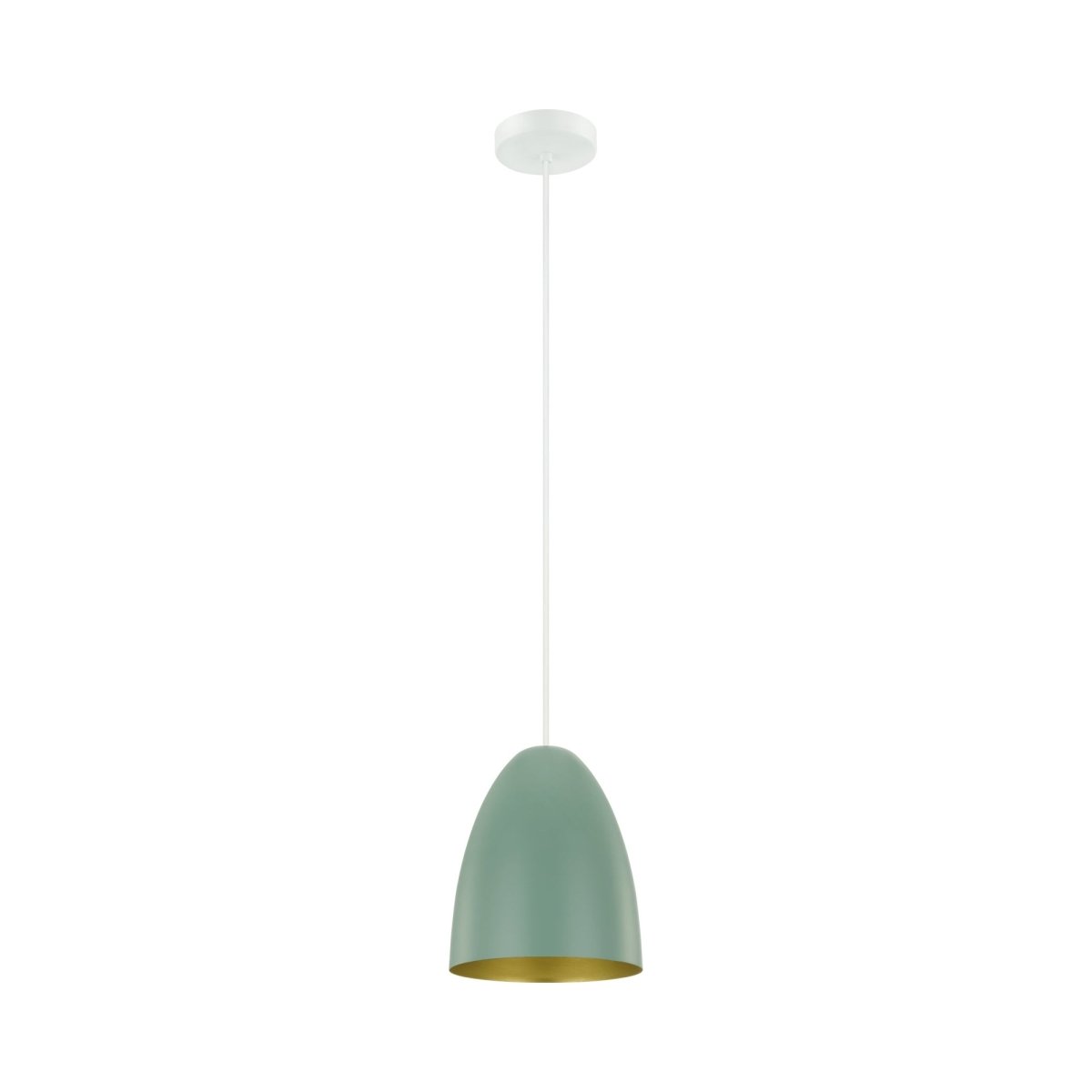 Mini suspension Sarabia - P - Vert foncé pastel et doré by Eglo | Luminaires & cie